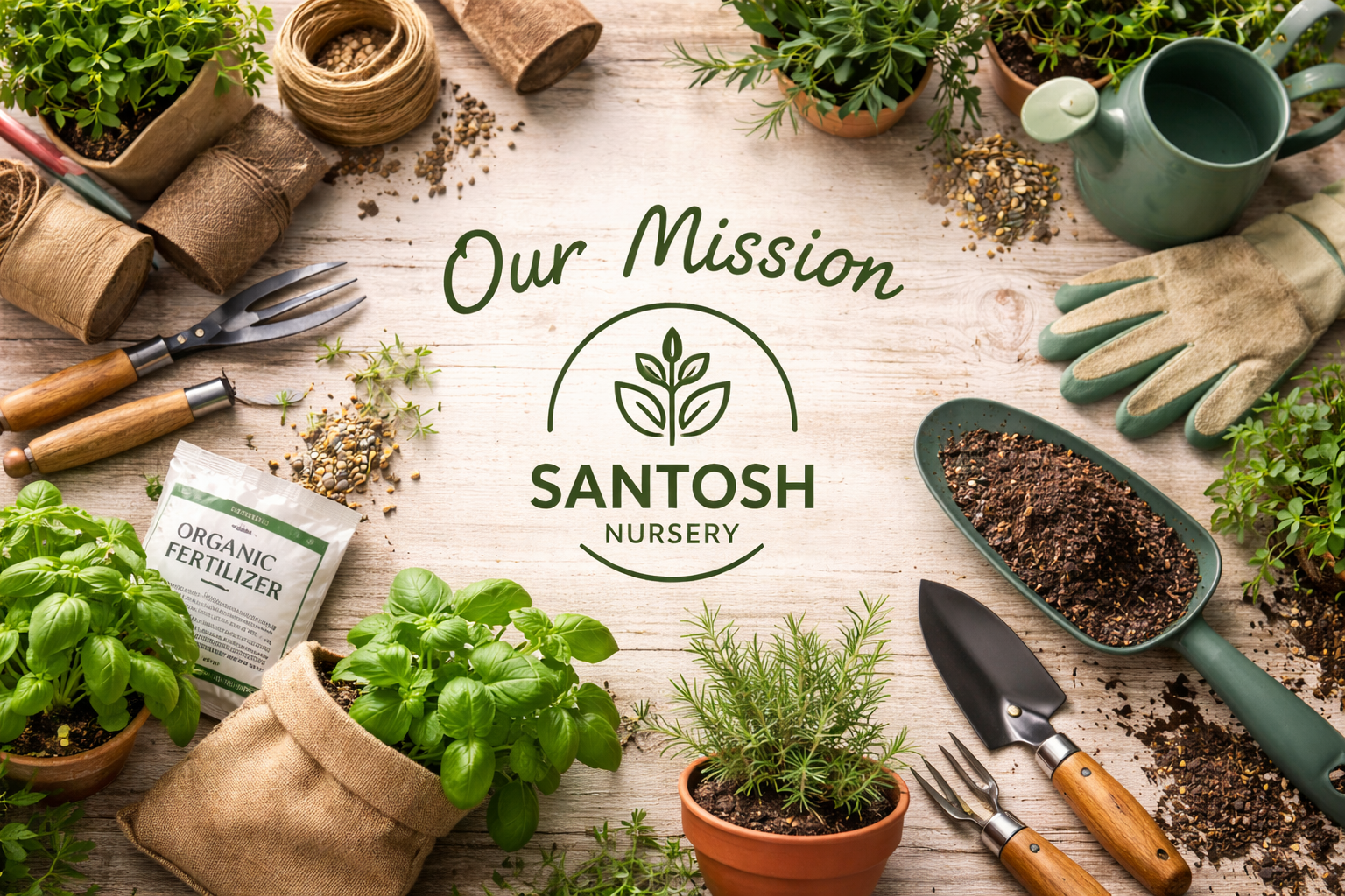 Organic gardening mission